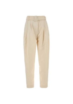 Co belted pleated trousers - Neutrals