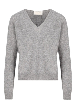 Vanisè v-neck cashmere sweater - Grey