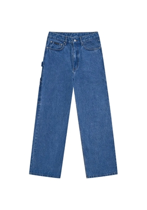 Gosha Rubchinskiy utility denim pocket straight-leg jeans - Blue