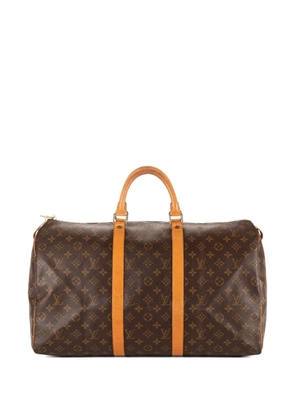 Louis Vuitton Pre-Owned Keepall Monogram holdall luggage bag - Brown