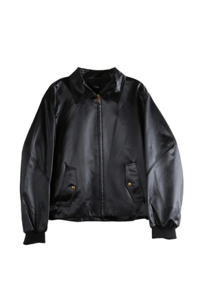 Willy Chavarria Opera zip-up bomber jacket - Black