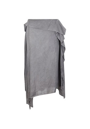 Limi Feu asymmetric draped skirt - Grey