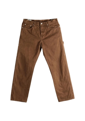 Vowels Overdyed Painter straight-leg jeans - Brown