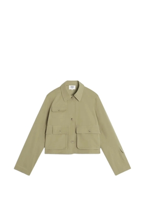 Maison Kitsuné multi-pocket cropped jacket - Green