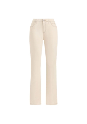 Manière De Voir Abbie contrast-stitch bootcut jeans - Neutrals