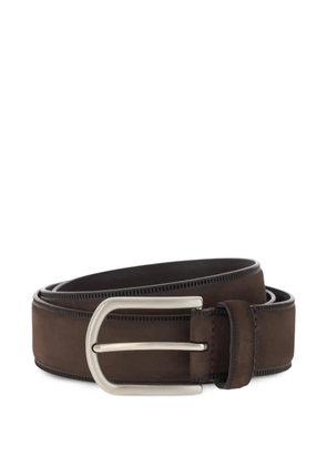 Boggi Milano nubuck micro-cut belt - Brown
