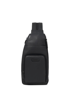 PIQUADRO Modus Restyling leather sling bag - Black