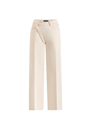 Manière De Voir Astrid wrapover wide-leg jeans - Neutrals