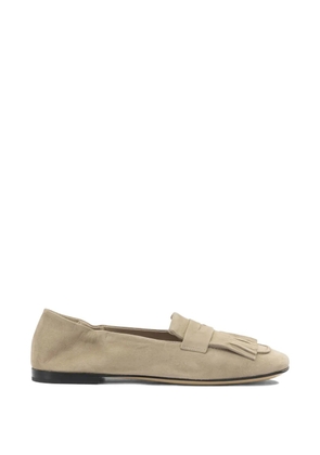 Pomme D´Or fringe-detail suede loafers - Neutrals