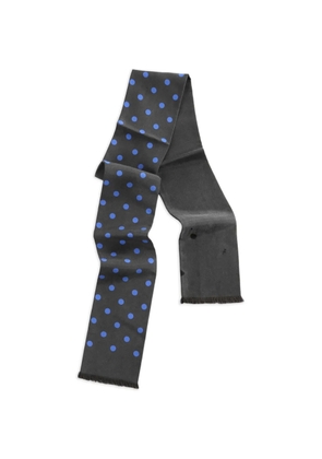 Margaret Howell Polka Dot silk scarf - Grey
