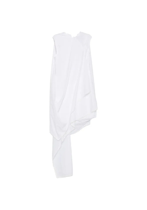 Jacquemus Traversin layered mini dress - White
