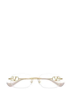 VALENTINO GARAVANI EYEWEAR VLogo rimless glasses - Gold