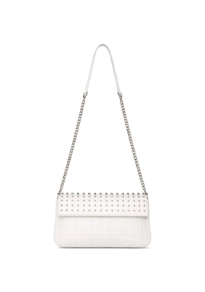 John Richmond stud-embellished shoulder bag - White