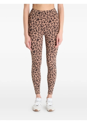 Ea7 Emporio Armani leopard-print leggings - Neutrals