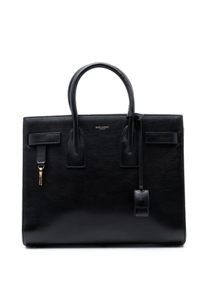 Saint Laurent Pre-Owned 2014 Small Grained Calfskin Sac de Jour satchel - Grey