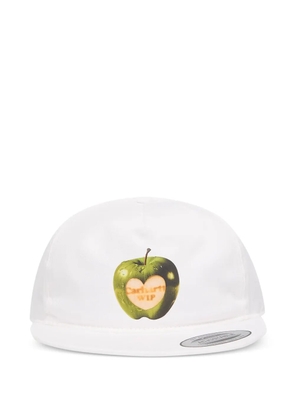 Carhartt WIP Spoiled apple-print cap - White