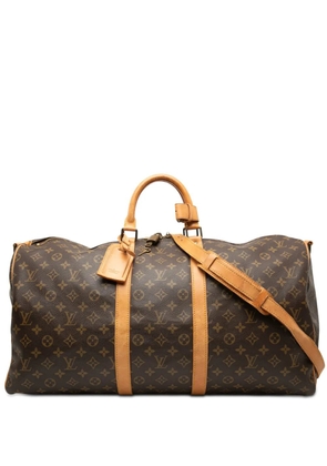Louis Vuitton Pre-Owned 1999 Monogram Keepall Bandouliere 55 travel bag - Brown