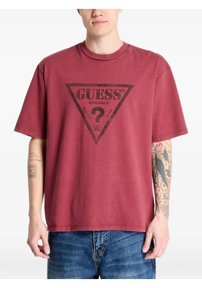 GUESS USA logo-print T-shirt - Red