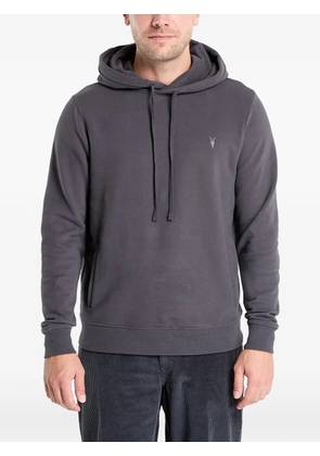 AllSaints Raven logo-embroidered hoodie - Grey