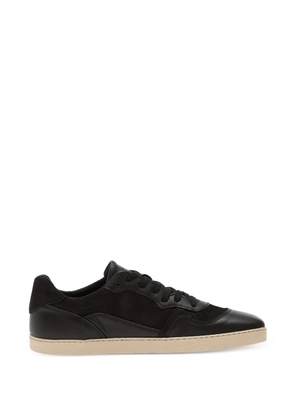 GROUNDIES panelled lace-up sneakers - Black