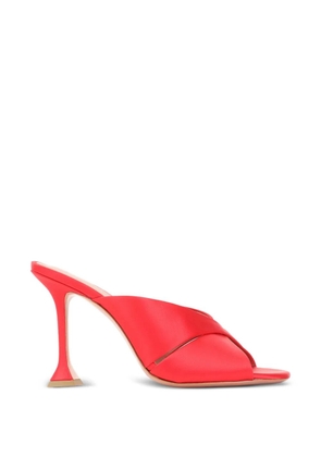 Amina Muaddi Salma sandals - Red