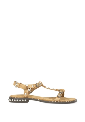 Ash stud-embellished leather sandals - Neutrals