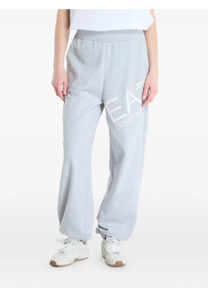 Ea7 Emporio Armani Logo Series cotton track pants - Grey