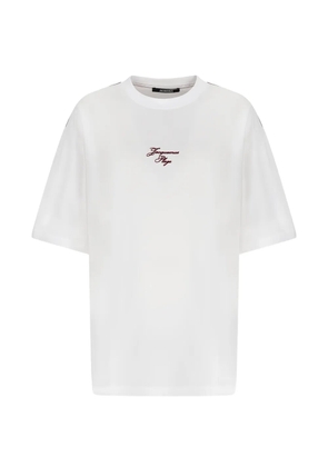 Jacquemus The Bateau sail-embroidered T-shirt - White