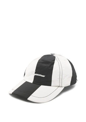 Jacquemus La Casquette Baluchon striped cap - White