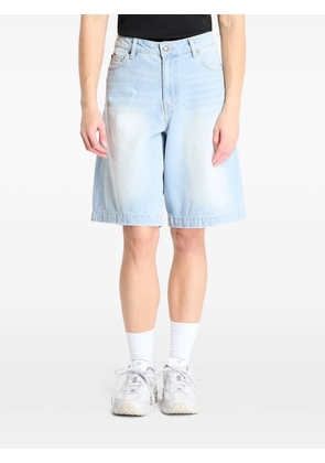 karl kani OG faded-wash denim shorts - Blue