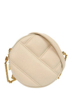 Bvlgari Pre-Owned 2000-2026 Leather Serpenti Cabochon Round crossbody bag - White