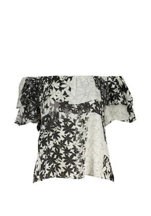 Desigual floral-print blouse - White