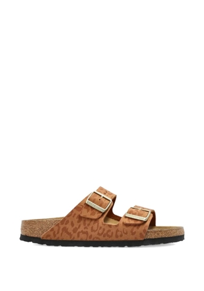 Birkenstock Arizona leopard-print sandals - Orange