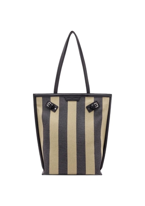 Proenza Schouler North South Days striped canvas tote bag - Green
