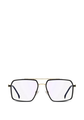 Carrera 1146 double-bridge geometric-frame glasses - Black