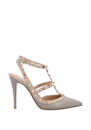 Valentino Garavani Pre-Owned Rockstud caged pumps - Neutrals