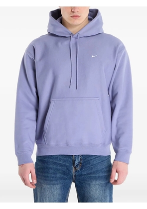 Nike logo-embroidered hoodie - Purple