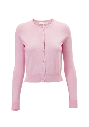 Carolina Herrera button-up cropped cardigan - Pink