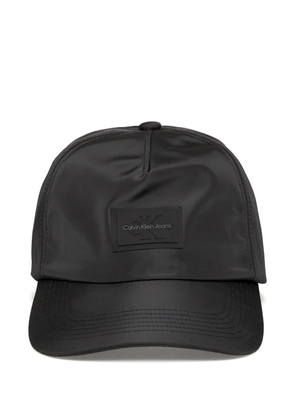 Calvin Klein logo-patch baseball cap - Black