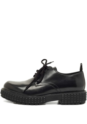 Valentino Garavani Pre-Owned leather oxford shoes - Black