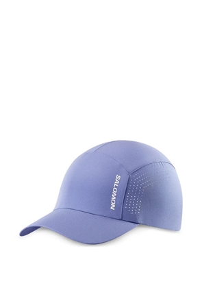 Salomon perforated panelled cap - Purple