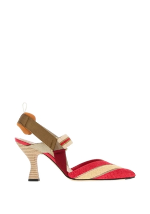 FENDI Colibrì embroidered pumps
