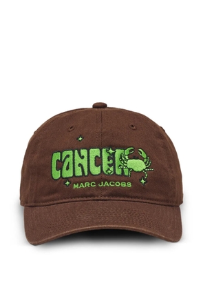 Marc Jacobs The Zodiac embroidered baseball cap - Brown