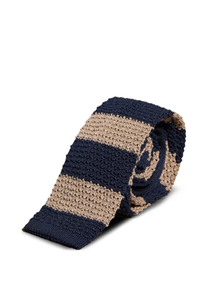 Brunello Cucinelli striped tie - Blue