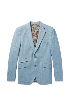 ABSEITS graphic-inlay tailored blazer - Blue