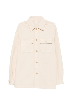 Drôle De Monsieur denim shirt jacket - Neutrals