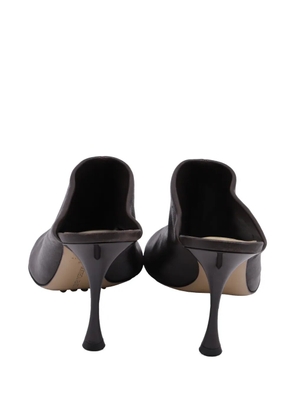 Bottega Veneta Pre-Owned Dot Sock leather mules - Brown