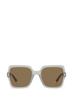 Polaroid square-frame polarized sunglasses - Green