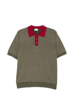 gallia short-sleeve buttoned polo shirt - Green