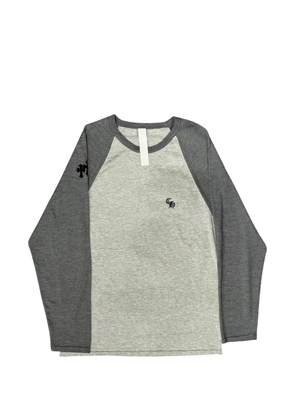 Chrome Hearts cross-patch raglan-sleeve T-shirt - Grey
